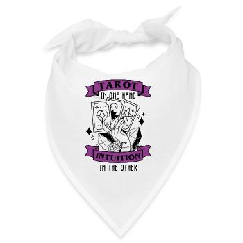 Divination Intuition Tarot Cards Fortune Telling - Bandana - Weiß - Vorne