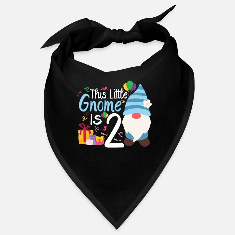This Little Gnome Is 2 Birthday Boy Bandana