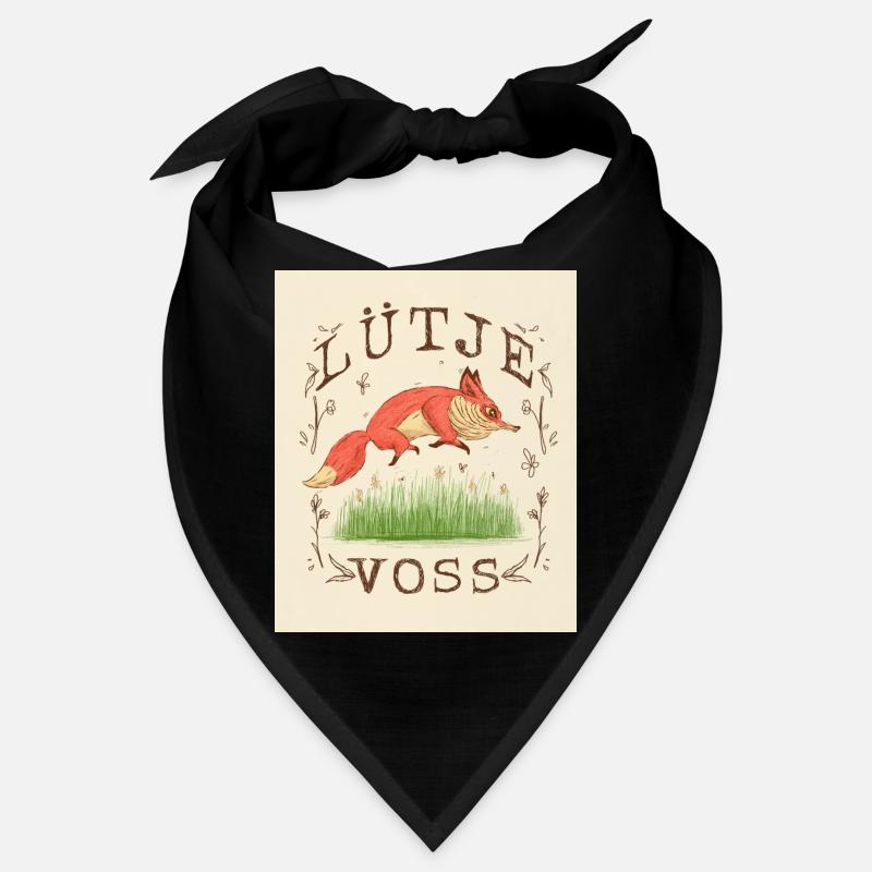 Lütje Voss Low German little fox Bandana