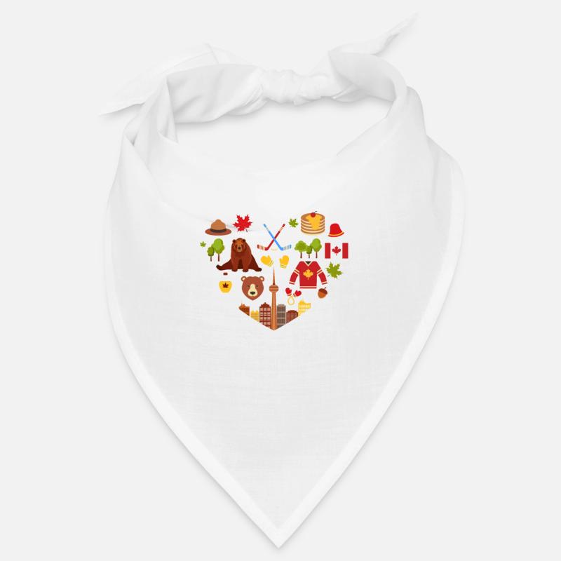 Kanada - Bandana - Weiß
