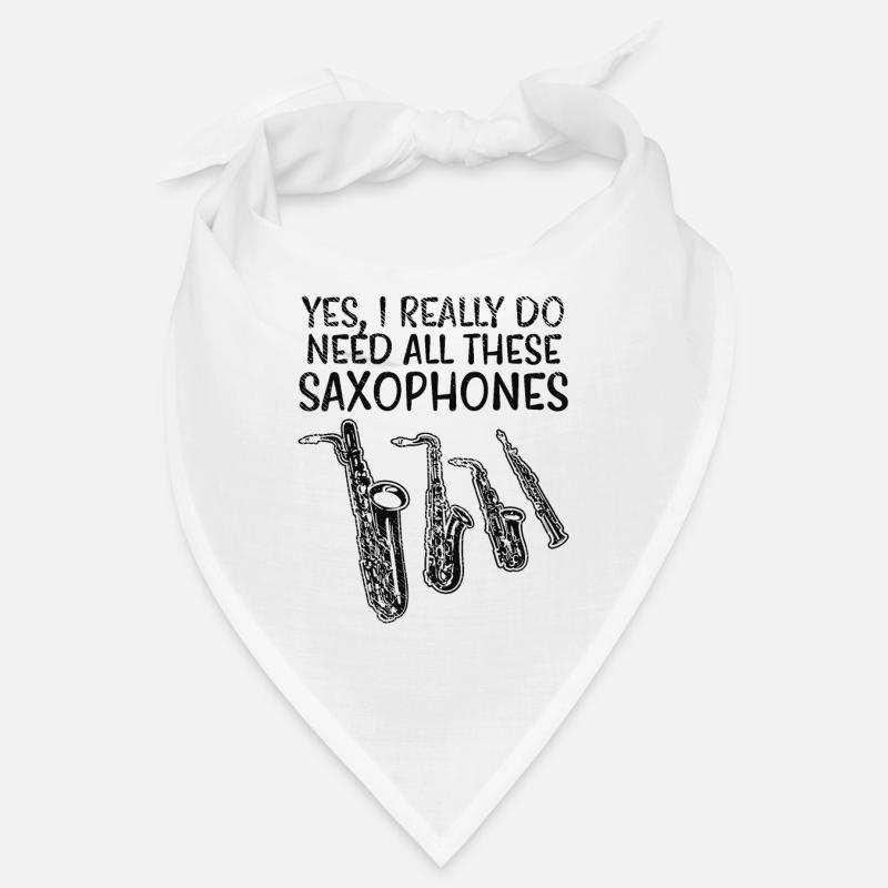 Saxophone Types Bandana