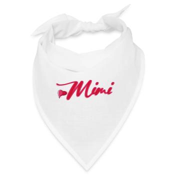 mimi herz - Bandana - Weiß - Vorne