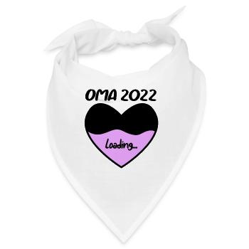 Oma 2022 - Werdende Oma 2022 - Bandana - Weiß - Vorne