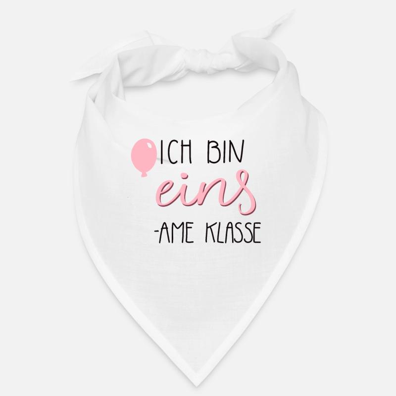 Ich bin eins - einsame klasse pink 1. Geburtstag Bandana