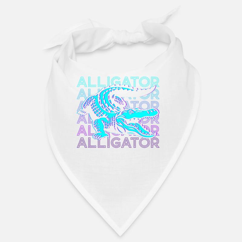 Alligator Crocodile Gator Retro Gift Bandana