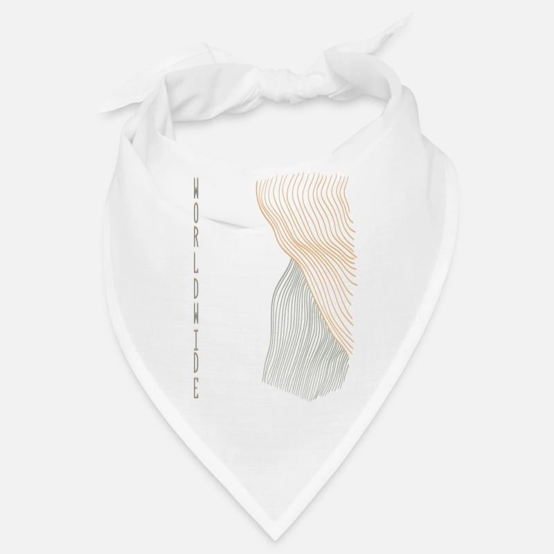 Weltweit Linien Kunst Bandana