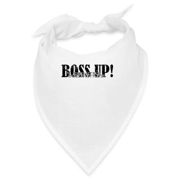 Boss hoch! Chefs werden bezahlt Arbeiter werden gespielt - - Bandana - Weiß - Vorne