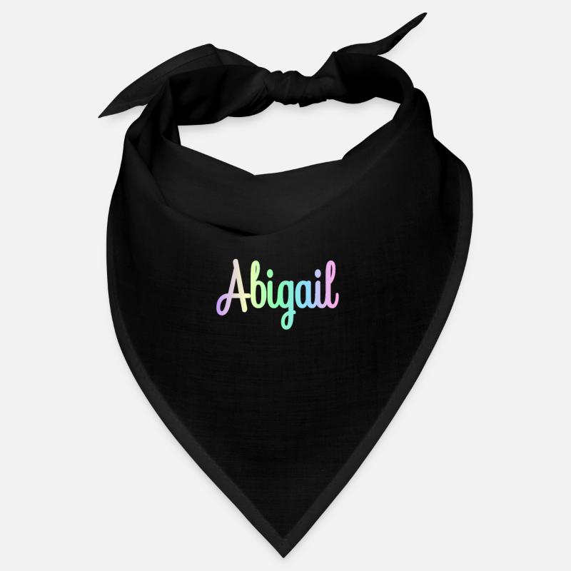 ABIGAIL Rainbow Cursive minimaliste Bandana