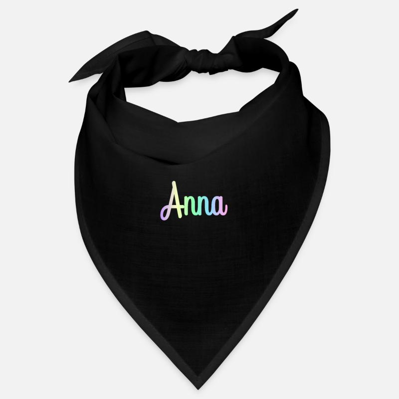 ANNA Rainbow Minimalist Cursive Bandana