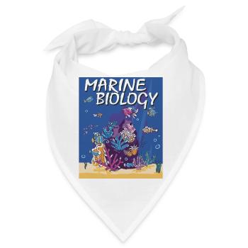 MARINE BIOLOGY - Bandana - Weiß - Vorne