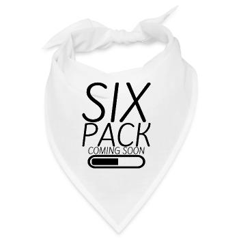 Six Pack Coming Soon 15 - Bandana - Weiß - Vorne