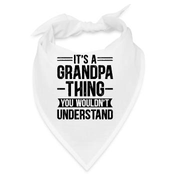 ES IST EINE OPA-SACHE... - Bandana - Weiß - Vorne