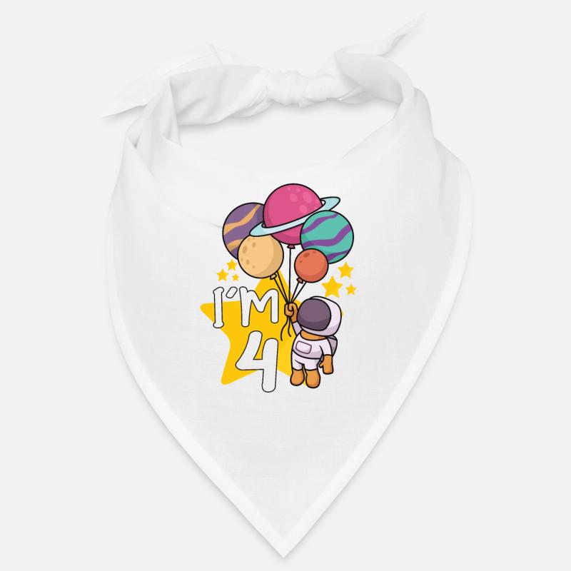 Astronaut Astronomie Sonnensystem Weltraum Kids Bandana