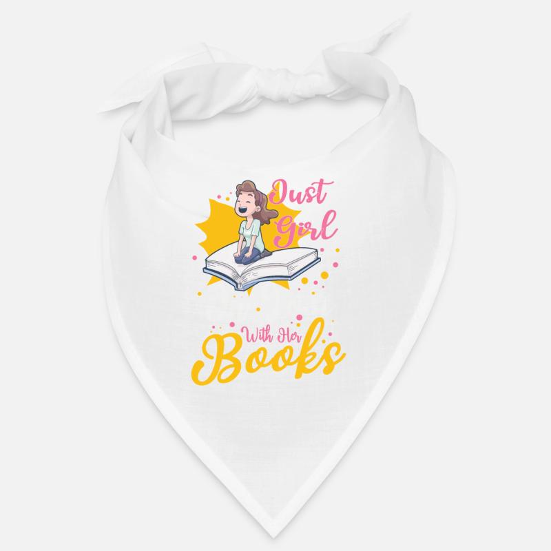 Book Reader Reading Literature Bookworm Gift Idea Bandana