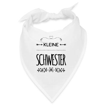Kleine Schwester - Bandana - Weiß - Vorne