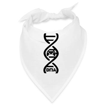Gaming ist meine DNA Zocker Controller - Bandana - Weiß - Vorne