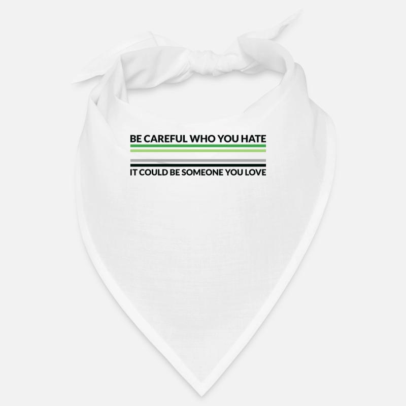 Vorsicht Wer Hasst - LGBTQ Aromantic Bandana