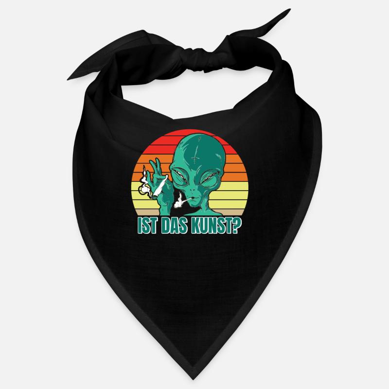 Alien Meme Ist das Kunst? Spruch Bandana