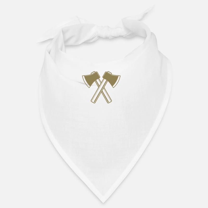 Axe Axes Bûcheron Forestier Bandana