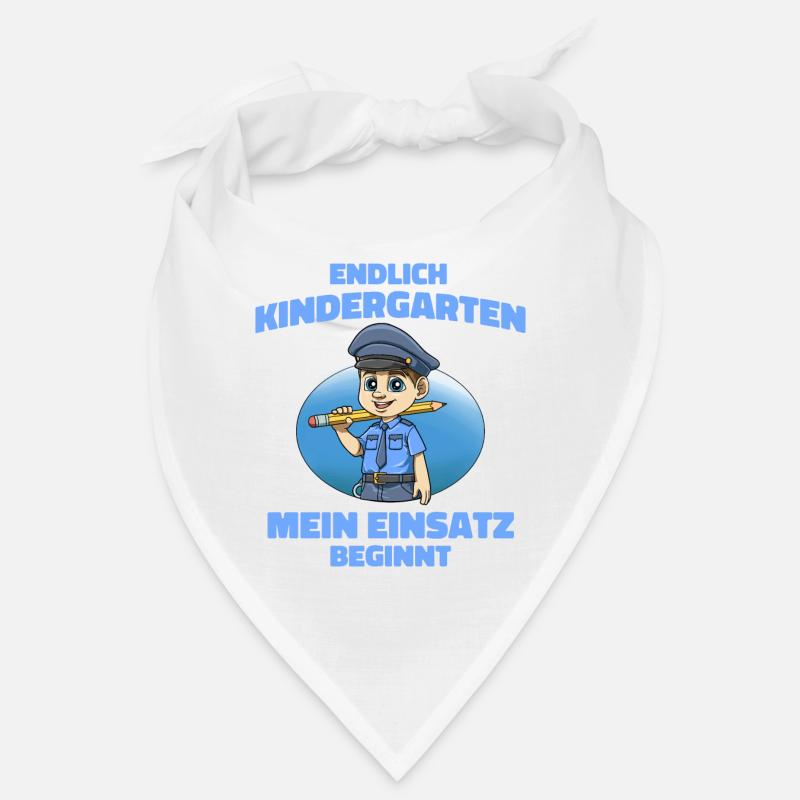 Polizei Kindergarten Junge - Kita Polizei Junge Bandana