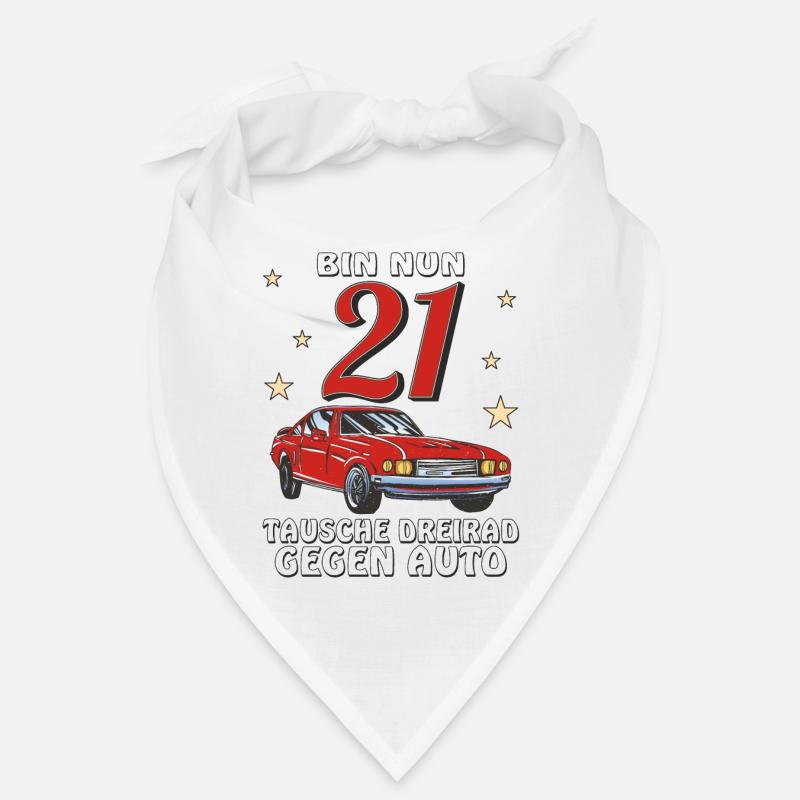 AUTO GEBURTSTAG BIN NUN 21 Bandana