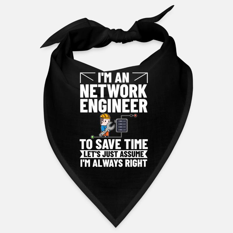 Netzwerkingenieur Network Engineer Computer Bandana