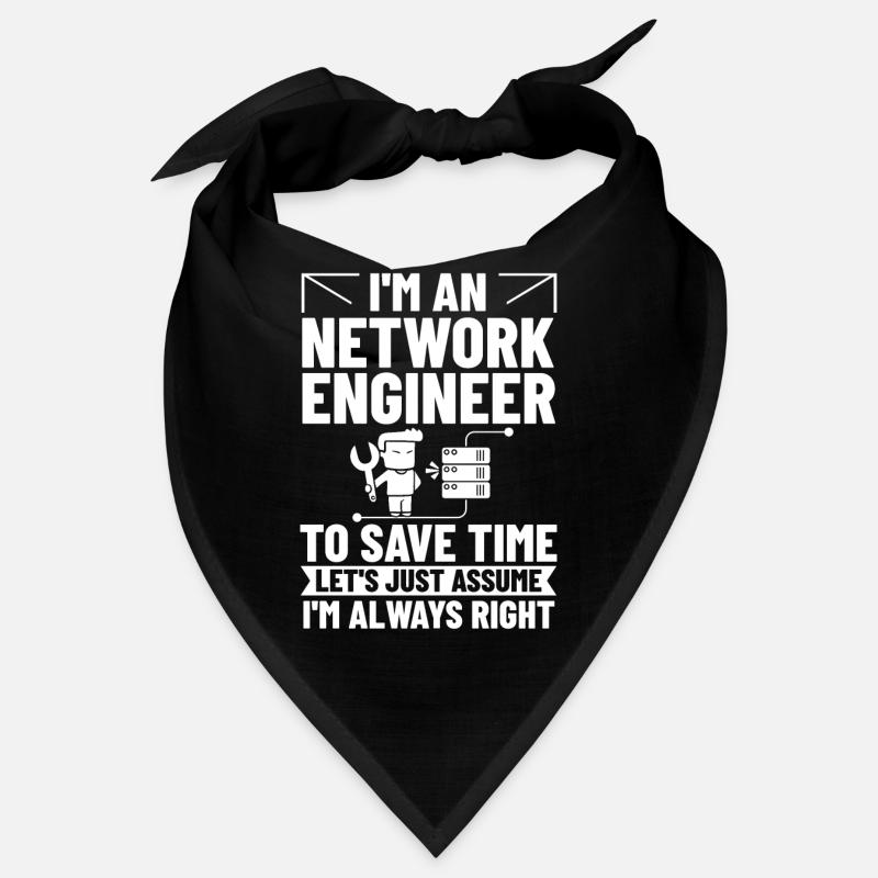 Netzwerkingenieur Network Engineer Computer Bandana