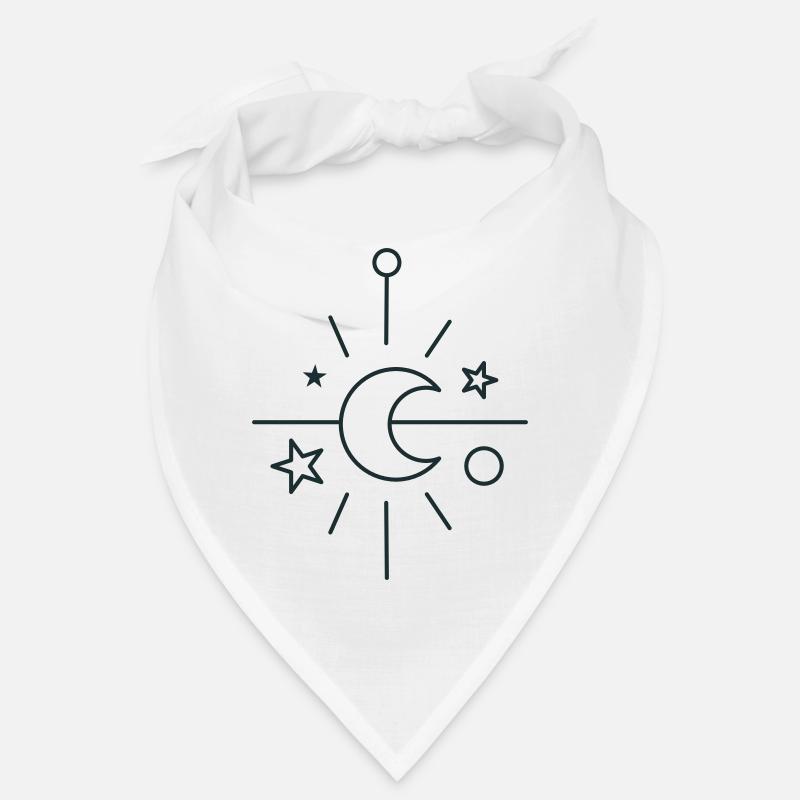 BOHO Central crescent moon Bandana