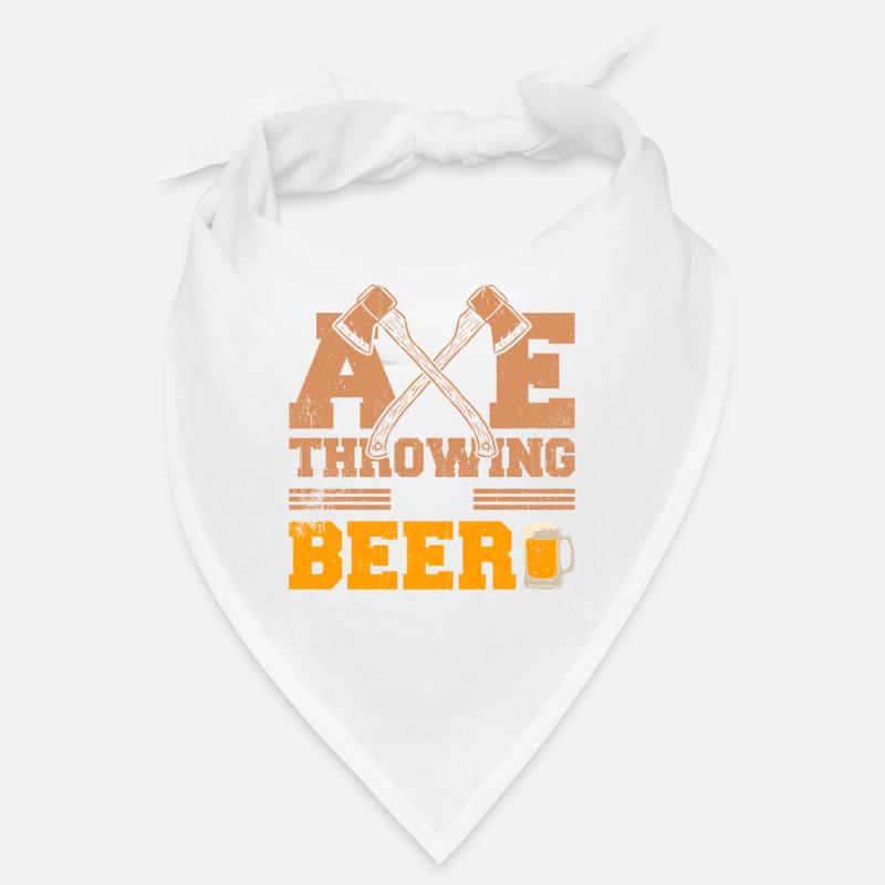 Axe Throwing And Beer That's Why I'm Here Bandana