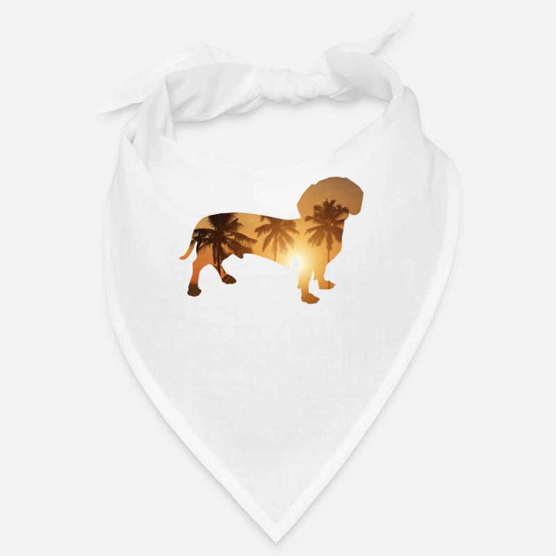 Summer Beach - Dachshund Bandana