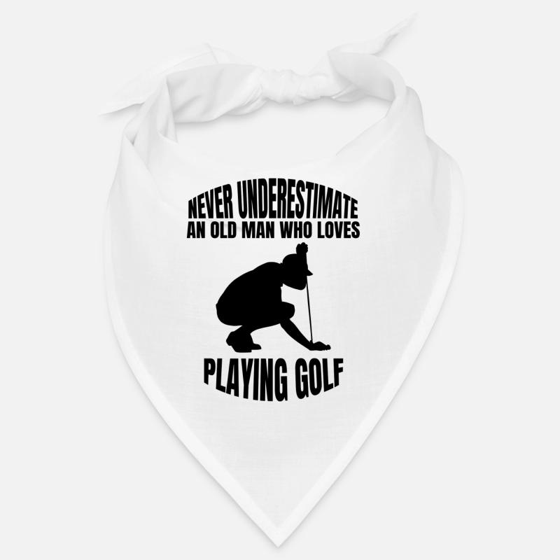 Golf Golfschläger Spruch Golfball Golfspielerin Bandana