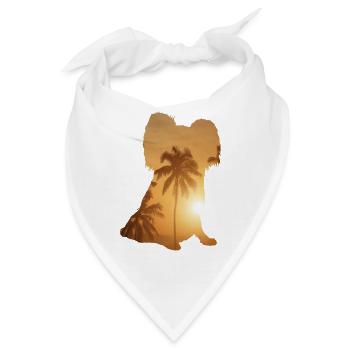 Sommerstrand - Papillon - Bandana - Weiß - Vorne