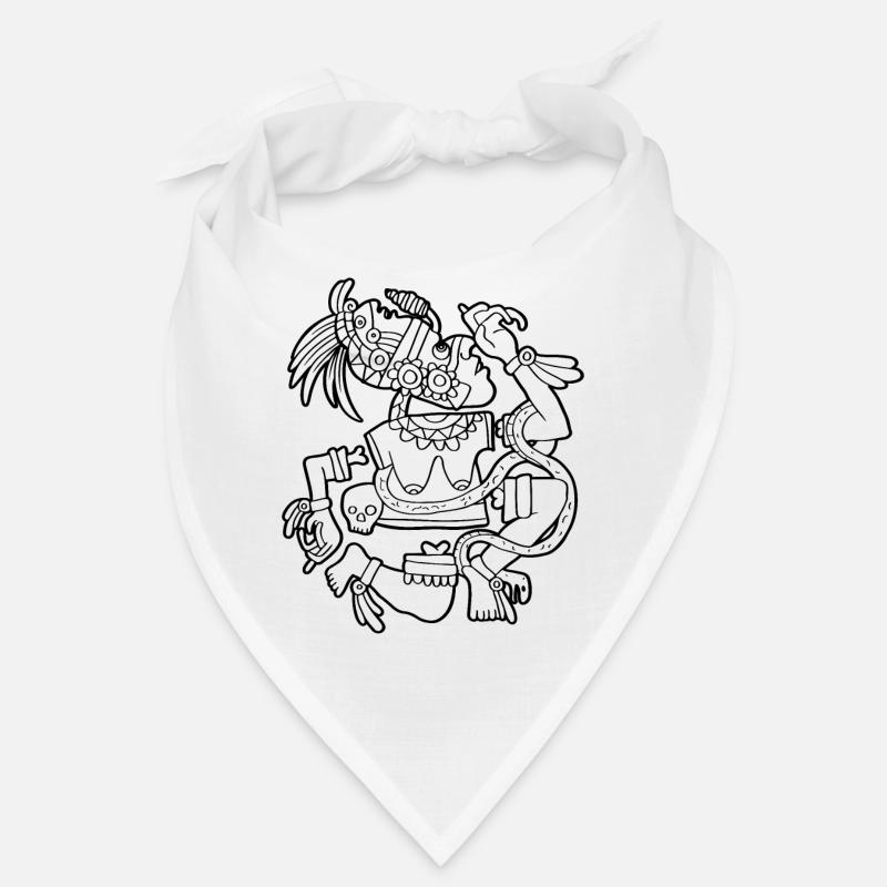 Coyolxauhqui Déesse aztèque Déesse de la Lune Maya Inca Bandana