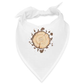Tag des Planeten Erde und Erde - Bandana - Weiß - Vorne