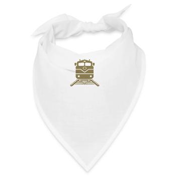 Zug Zugführer Design - Bandana - Weiß - Vorne