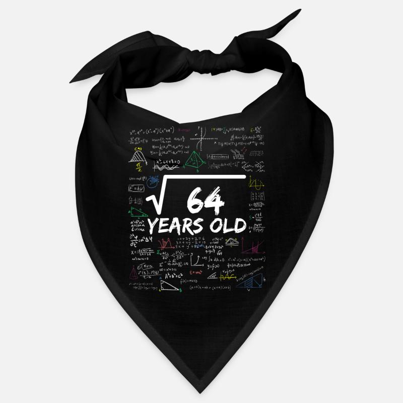 Racine carrée de 64 8TH Funny Math Birthday Bandana