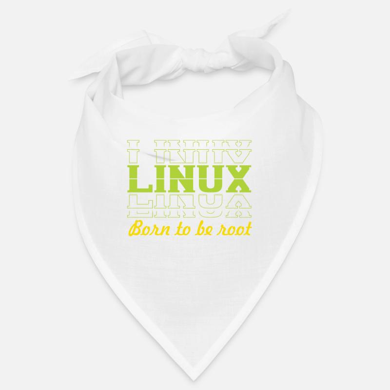 Linux Retro Vintage né pour être root pour les nerds Bandana