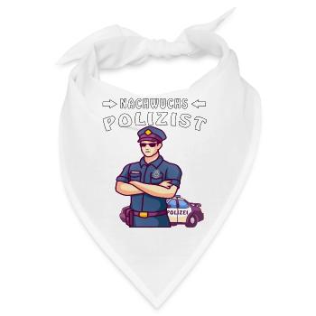 NACHWUCHS POLIZIST - Bandana - Weiß - Vorne