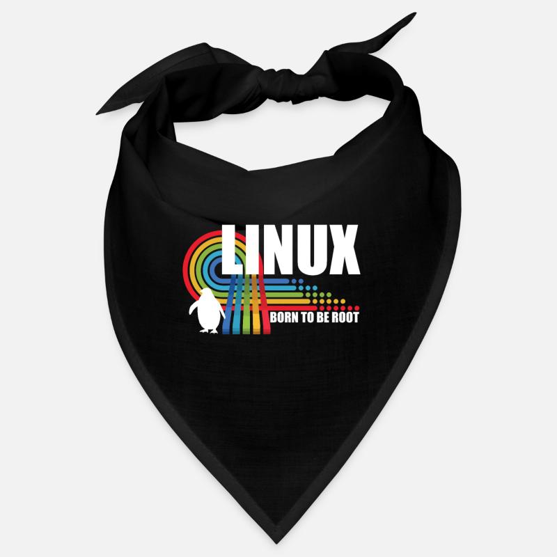 Born To Be Root Pinguin Linux Nerd Coding Geek Bandana