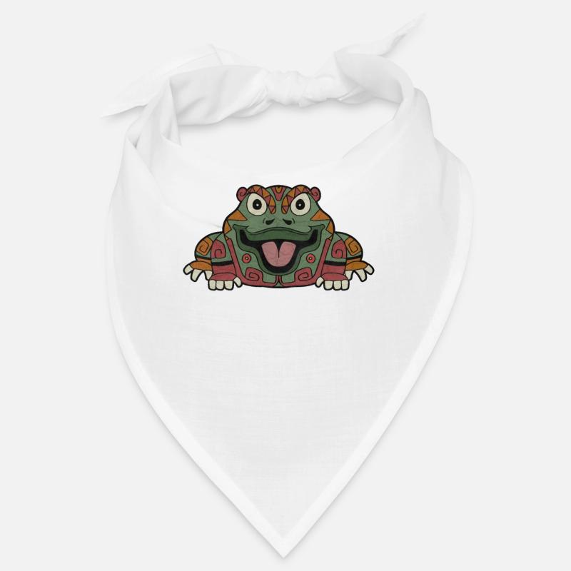 Grenouille aztèque Maya Inca Toltèques Bandana