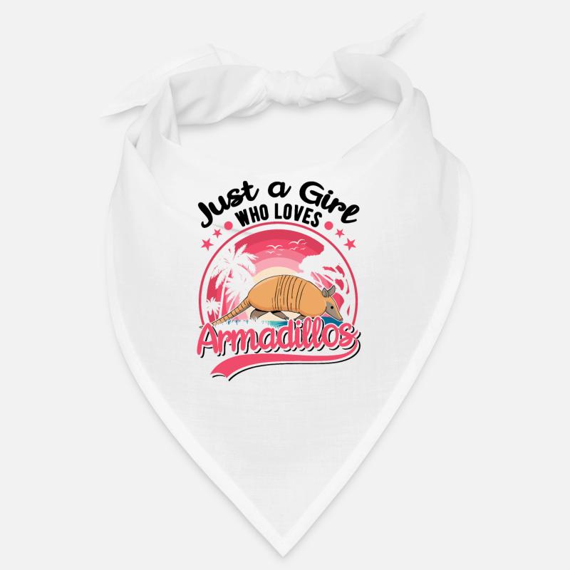 Gürteltier Mädchen Armadillo Bandana