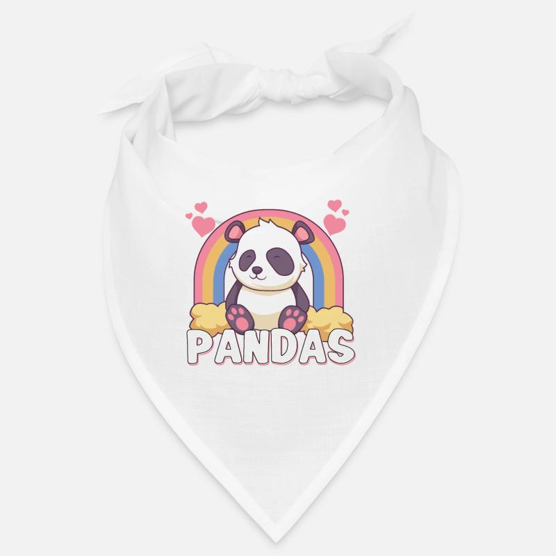 Pandabear Panda Bamboo Wildlife China Bandana
