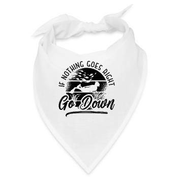 Apnoe Freitaucher Freitauchen Tauchen Geschenkidee - Bandana - Weiß - Vorne