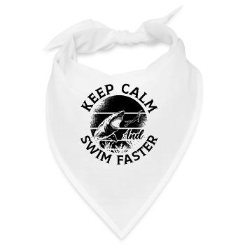 Freitaucher Freitauchen Apnoe Tauchen Geschenkidee - Bandana - Weiß - Vorne