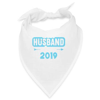 Beste Ehefrau Bester Ehemann seit 2019 - Bandana - Weiß - Vorne
