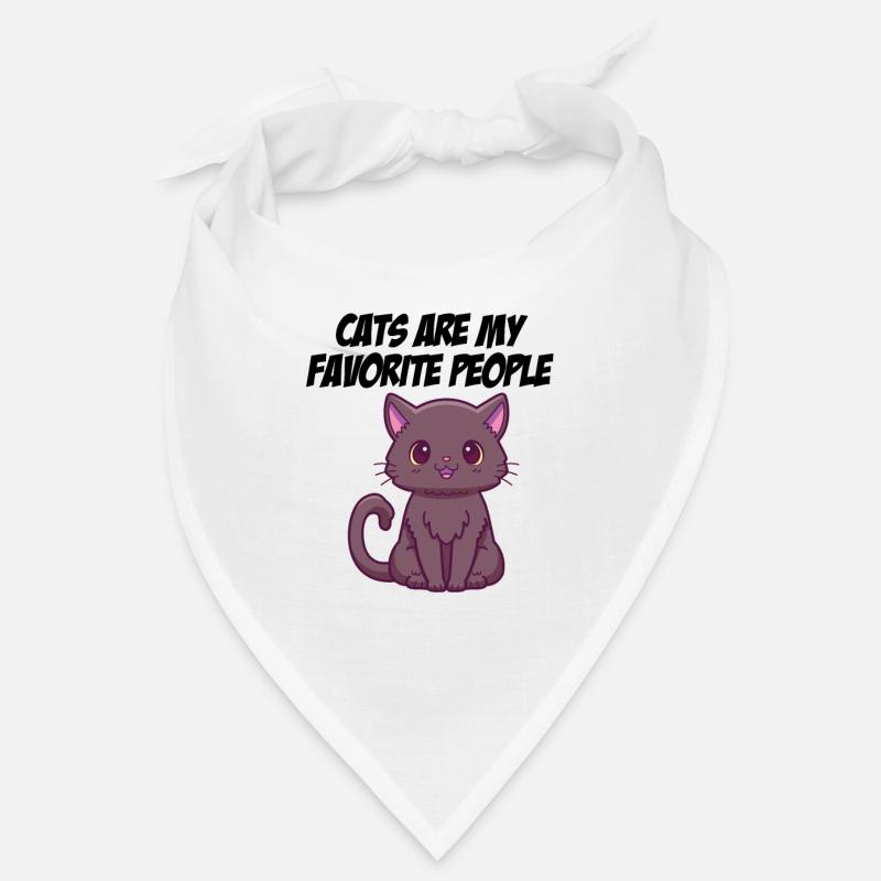 Les chats sont mes gens préférés Bandana