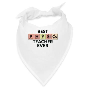 Bester Physiklehrer Aller Zeiten - Bandana - Weiß - Vorne