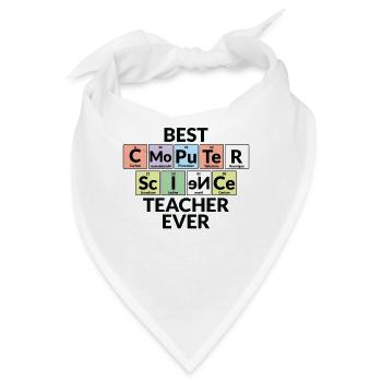 Bester Informatiklehrer Aller Zeiten - Bandana - Weiß - Vorne