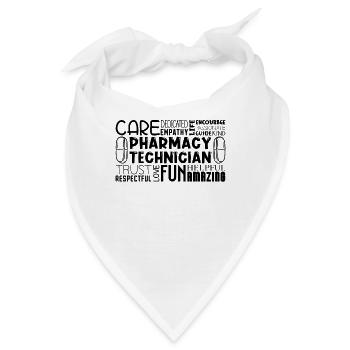 Apothekentechniker Techniker Coole Geschenkidee - Bandana - Weiß - Vorne