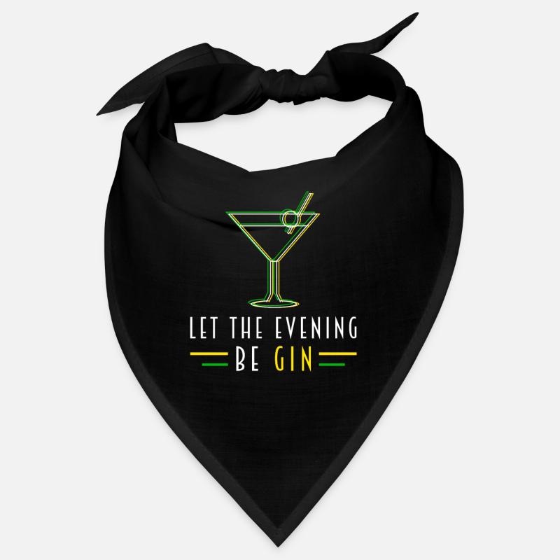 Let The Evening Be-Gin - Gin and Tonic Bandana